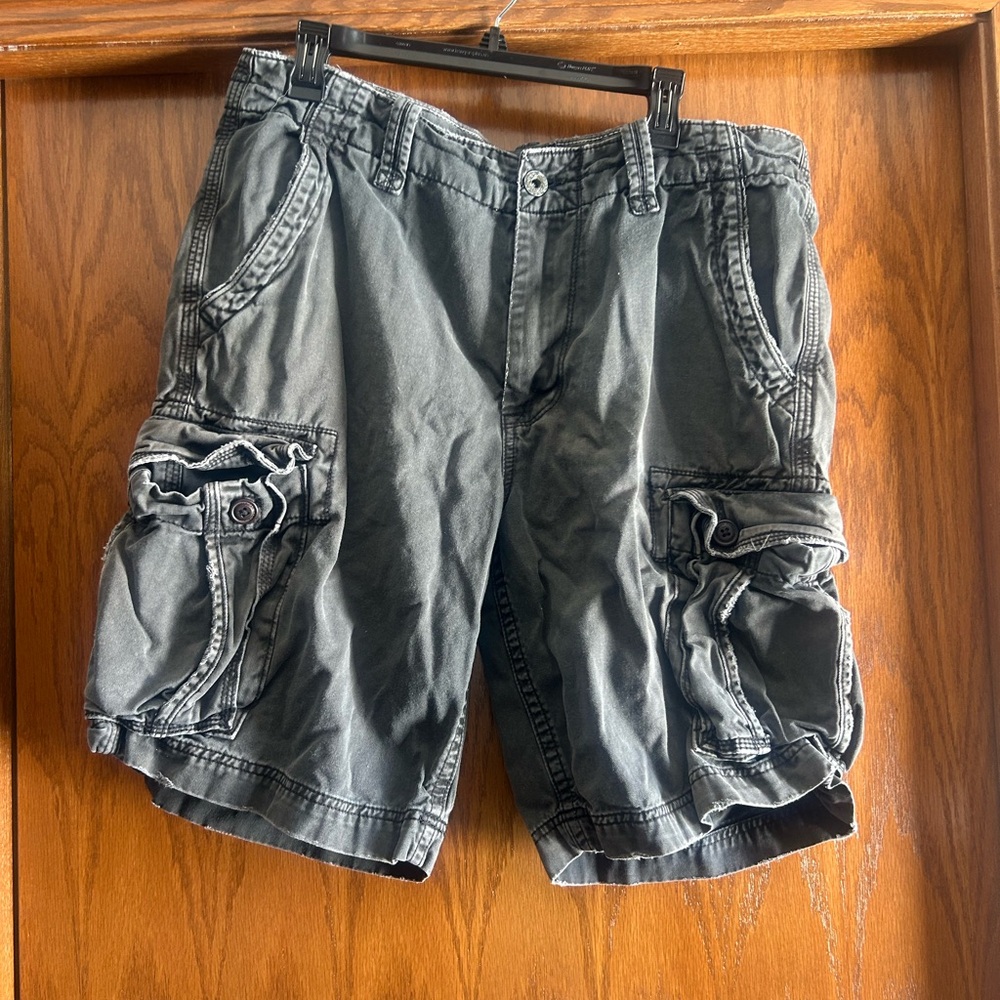American Eagle Outfitters Dark Gray Cargo Shorts